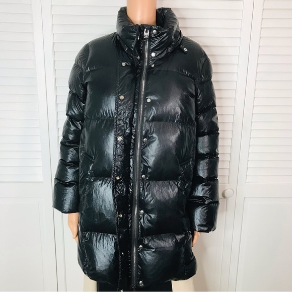NB SERIES Bea Quilted Down Black Coat Size Large - Picture 2 of 15